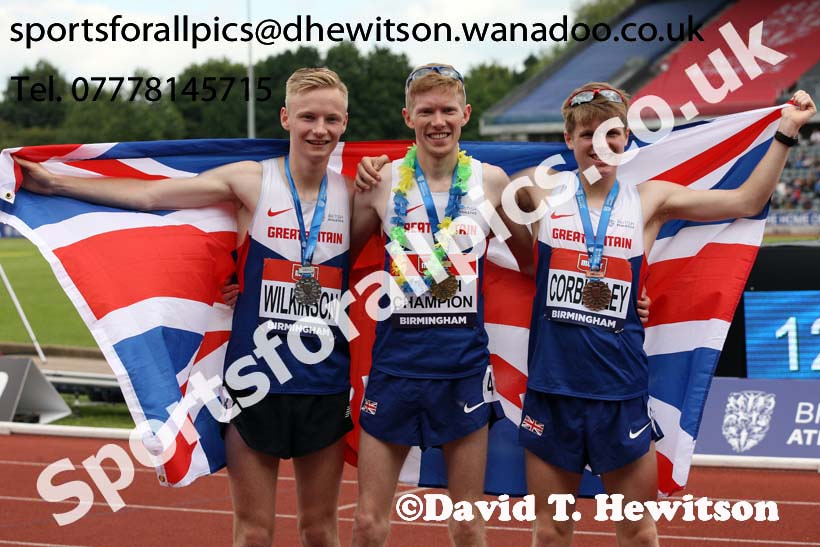 Mens 5000 walk, British Championships, Birmingham. Photo: David T. Hewitson/Sports for All Pics